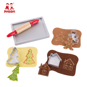 Bebé pretend <span class=keywords><strong>juego</strong></span> <span class=keywords><strong>de</strong></span> alimentos juguete <span class=keywords><strong>de</strong></span> madera cookies baking set para niños 3 + - Product Image 3