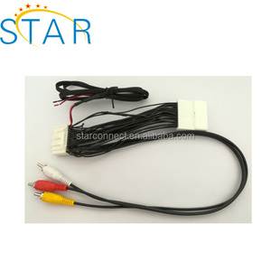 Arnés de alambre iso enchufe de radio con 4 RCA macho hembra de arnés de cableado, hecha en Shanghai. - Product Image 4