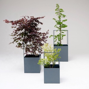 2019 moderno pianta decorativa del basamento del metallo mini faux succulente fiore pianta supporto per esterno giardino soggiorno - Product Image 2