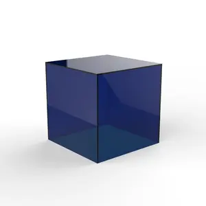 Colorato Cubo Acrilico, Acrilico Cubo di Plastica Scatola