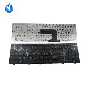 Gloednieuwe laptop toetsenbord voor dell inspiron 3521 3537 5521 5537 thai zwart