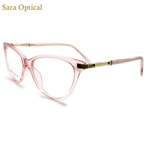 <span class=keywords><strong>Occhiali</strong></span> di fabbrica di marca firmati a buon mercato prezzo classico PC montature ottiche Cat Eye Style - Product Image 2