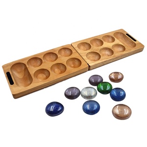 Jeu de société <span class=keywords><strong>Mancala</strong></span> pliable en bois personnalisé pour l'intérieur - Product Image 2