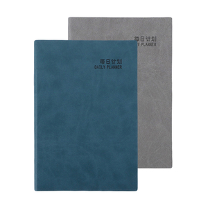 Taccuino personalizzato A5 Mini Planner diario <span class=keywords><strong>di</strong></span> 100 pagine con copertina morbida in pelle sintetica e rilegatura per cucire a filo per cuciture a sella - Product Image 1