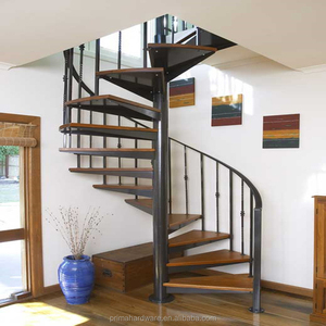 บันไดสำเร็จรูปกลางแจ้ง/บันไดเหล็กสำหรับด้านนอกบันไดเกลียวราคา - Product Image 3