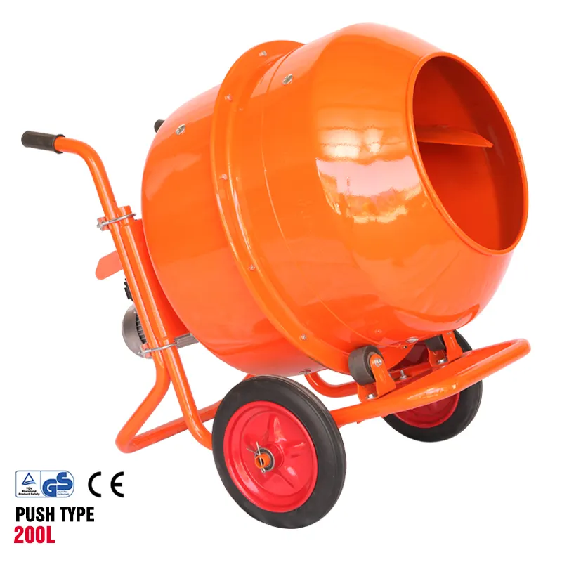 Электрическая Бетономешалка 7 кубических футов Barrow, машина для смешивания раствора, штукатурной машины и семян