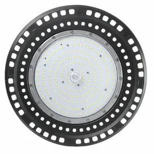 5 سنوات الضمان 1-10v عكس الضوء 60/90/120 درجة شعاع زاوية الإضاءة الصناعية 150w مستودع led ufo كشاف واسع التغطية