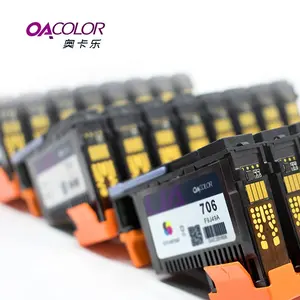 OACOLOR-cabezal de impresión remanufacturado para impresora HP 706 Universal, F9J49A, Compatible con impresora HP D5800