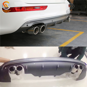 Lame de diffuseur arrière avec embout d'échappement, accessoire pour voiture SQ5, modèle 2009 — 2016 <span class=keywords><strong>Au</strong></span> di <span class=keywords><strong>Q5</strong></span> - Product Image 5