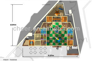 Parque de Diversiones Interior para Niños con Temática de Piratas del Océano, Hecho de Espuma Resistente, para Escuelas, Centros Comerciales y <span class=keywords><strong>Parques</strong></span> de Atracciones - Product Image 5