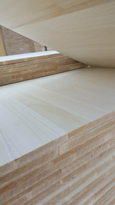Madera de pino Paulownia/madera precios para hacer tabla de Snowboard monopatín