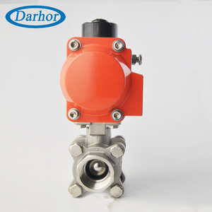 1 Inch SS304 SS316 2 Inch <strong>3</strong> <strong>Pieces</strong> Stainless Steel Pneumatic <strong>Ball</strong> <strong>Valve</strong> 1 1/2'' DN32