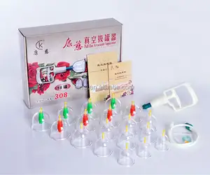 최고의 품질 혜택 Cupping 치료 세트 중국어 vaccum cupping