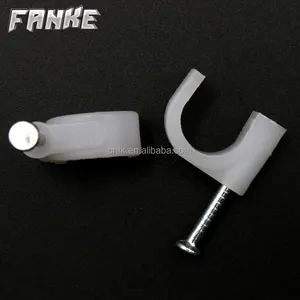 Fanke-Clip de Cable para gancho de uñas de plástico eléctrico