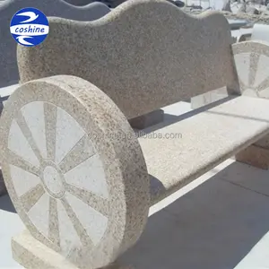 Granit Taş Parkı Benchs Arkalığı Ile