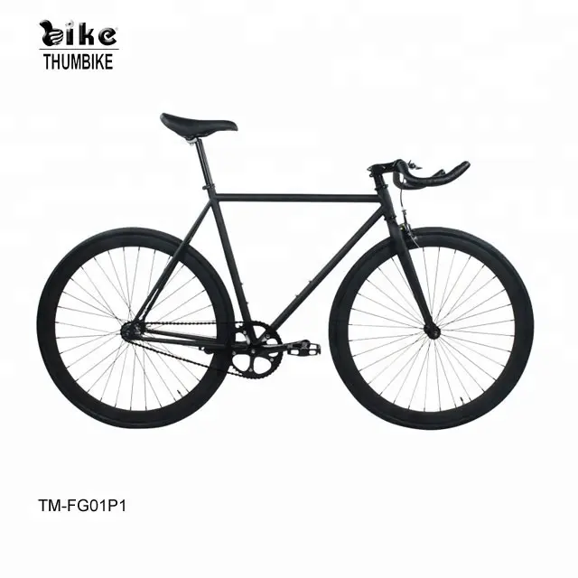 เฟรมจักรยานฟิกเกอร์เหล็กความเร็วสูง,ความเร็วเดี่ยวพร้อม Riser/Drop/Flat Bar 700C Fixie Bike (TM-FG01)