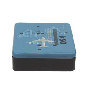 Boîte de <span class=keywords><strong>montre</strong></span> en étain, emballage cadeau, <span class=keywords><strong>montre</strong></span> fossile personnalisée, boîte de <span class=keywords><strong>montre</strong></span> en étain métallique - Product Image 2