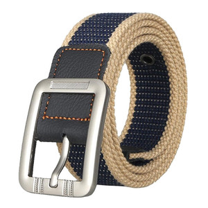 Style <span class=keywords><strong>militaire</strong></span> Hommes Mode Personnalisé Ceintures avec Boucle Ardillon En Métal - Product Image 2