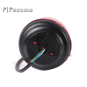 Xe máy 12V Vòng Tròn <span class=keywords><strong>Led</strong></span> đỏ phía sau ống kính đuôi ánh sáng phù hợp cho MZ etz150 etz 250 etz 251 etz 301 <span class=keywords><strong>sr50</strong></span> S51 Suzuki ts125 ts150 ts250 - Product Image 4
