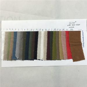 Bande française délavée à pierres précieuses, tissu 100% lin, haute qualité, pour vêtements - Product Image 3