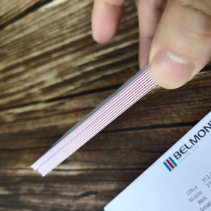 Üçlü katman kartvizit tipo baskı, lüks ipeksi bitiş isim kartı - Product Image 3