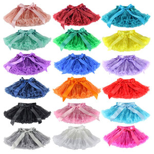 <span class=keywords><strong>Jupe</strong></span> <span class=keywords><strong>TUTU</strong></span> pour bébés en Satin, ceinture, à volants, en coton, dans une variété de couleurs, vente en gros, - Product Image 2