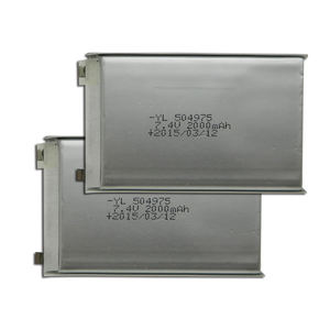 แบตเตอรี่ลิเธียมโพลิเมอร์ <span class=keywords><strong>3</strong></span>.7 โวลต์, แบตเตอรี่ลิเธียมไอออน 1100 มิลลิแอมป์, <span class=keywords><strong>3</strong></span>.7 โวลต์ 4.07 วัตต์ชั่วโมง 1100 มิลลิแอมป์ แบตเตอรี่ลิเธียมไอออนแบบชาร์จได้ - Product Image 2