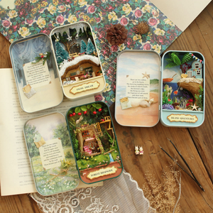 Muñeca multicolor casa muebles DIY cabaña caja <span class=keywords><strong>teatro</strong></span> montado a mano <span class=keywords><strong>Frozen</strong></span> Box <span class=keywords><strong>teatro</strong></span> montado a mano casa modelo de juguete - Product Image 4