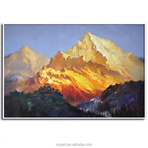 100% Handpainted High Quality Modern Landscape Canvas Painting for Home Decoration