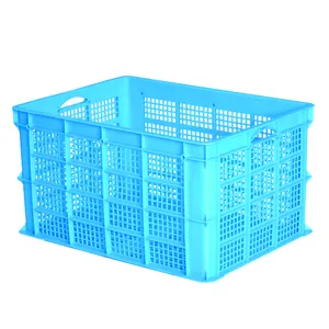 Various Sizes Plastic Storage Vented HDPE Fruit Bin