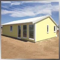 छोटे लक्जरी पूर्वनिर्मित केबिन निर्माण बिक्री के लिए मॉड्यूलर इस्पात संरचना Prefab रहने वाले घर घर