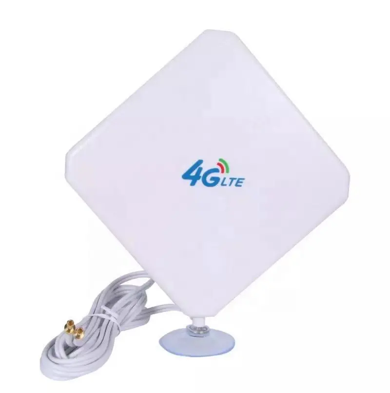 Antena Panel Mimo 3G 4G, Antena Panel High Gain 35dbi untuk Router 4G LTE Antena Huawei B310 B315 E5186 4G