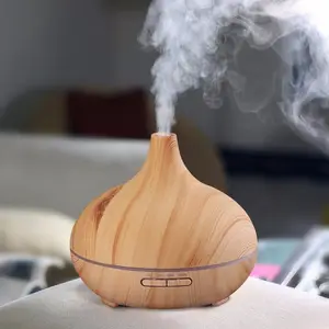 Hạt Gỗ Siêu Âm Aroma Cool Mist Humidifier Đơn Vị 300Ml Essential Oil Diffuser