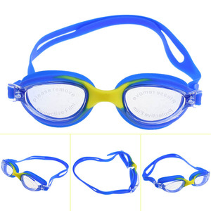 Muestra libre al por mayor personalidad distintiva de silicona gafas de natación con adultos y adolescentes - Product Image 5
