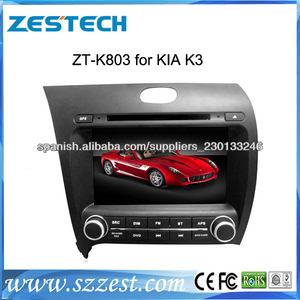 ZESTECH Navegación 8" pantalla táctil radio Para Kia K3 Dvd <span class=keywords><strong>GPS</strong></span> del <span class=keywords><strong>Coche</strong></span> bluetooth/TV/DVB/ISDB/Radio/ATSC/DVB-T2/Dvd/<span class=keywords><strong>Gps</strong></span> - Product Image 1