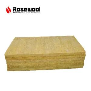 Flat Roof Insulation Non-combustible Stone Wool 60kg/m3 Rock Wool Price