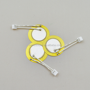 Disco de Cristal Piezoelétrico 14mm 10kHz Elemento Buzzer <span class=keywords><strong>Piezo</strong></span> com Fios - Product Image 5