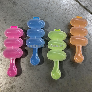 Moule à <span class=keywords><strong>Sushi</strong></span> en silicone, 3 petites boules de riz avec une cuillère shaker - Product Image 1