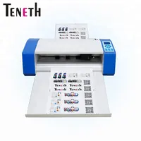 Teneth roll label snijder/kleine machine voor home business/A4 vel papier gestanst machine