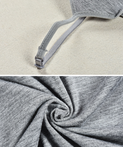 One Size Fits All Modal <strong>White</strong> Satin Women Push-up Bra Sets <strong>Camisole</strong> Tops - Product Image 4