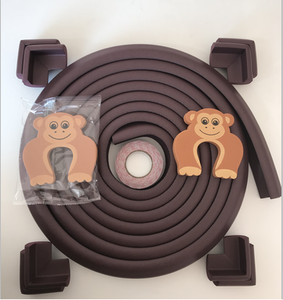 Baby 5m/16.4ft striscia di protezione del bordo ispessente + 8 angoli + 2 tappi per porte protezione del bordo per mobili kit di sicurezza per bambini - Product Image 2