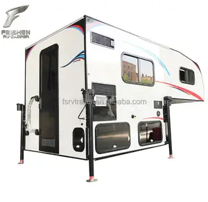 Slide on truck camper Feishen oem customized feishen fs 5010 for travel and camping trailer white grey