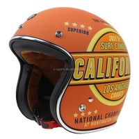 Service personnalisé disponible pour casque de moto rétro ouvert homologué ECE22.06