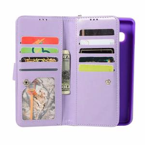 Nueva <span class=keywords><strong>Funda</strong></span> Brillante Multifuncional con Cierre y Acabado Brillante en PU <span class=keywords><strong>para</strong></span> <span class=keywords><strong>Samsung</strong></span> <span class=keywords><strong>S7</strong></span> S8 S9 S10 Plus Note 8 9 - Product Image 6