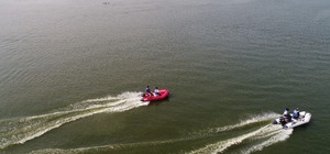 Bateau pneumatique <span class=keywords><strong>de</strong></span> pêche Solarmarine 4 personnes 270 cm en PVC, procédé <span class=keywords><strong>de</strong></span> soudage à chaud 100%, avec plancher en aluminium pour utilisation en eau <span class=keywords><strong>de</strong></span> mer - Product Image 4