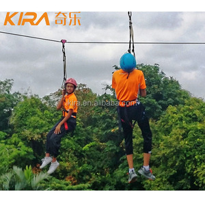 Corde <span class=keywords><strong>de</strong></span> côte à roulettes, équipement <span class=keywords><strong>de</strong></span> parc d'aventure en plein air, Course <span class=keywords><strong>de</strong></span> corde avec ligne zippée, offre spéciale - Product Image 5