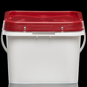 Sản Xuất Tại Đài Loan <span class=keywords><strong>8</strong></span> Lít PP Xô Vuông Có Nắp Đậy - Product Image 2