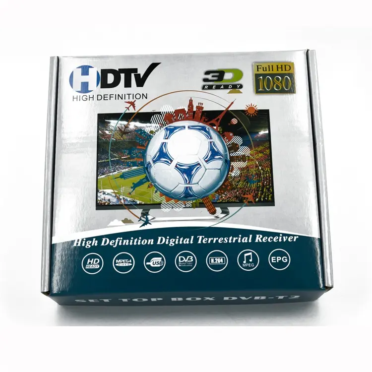 DVB-T2 mini Digital TV receiver Set Top Box Home HDTV USB firmware upgrade dvb t2