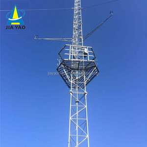 3ขาผู้ชายสายสามขา <span class=keywords><strong>Guyed</strong></span> ลวดสนับสนุนเหล็กเสาทาวเวอร์ - Product Image 3