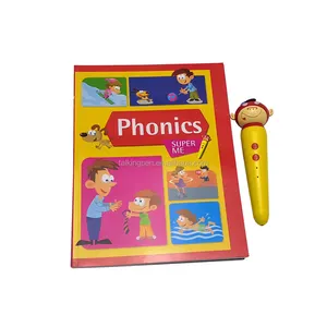 Super Me Phonics เด็กการเรียนรู้การพัฒนาเครื่องพูดภาษาอังกฤษการบันทึก Talking Pen Book